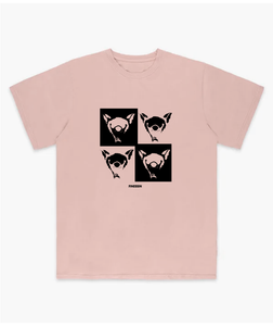 Quadri hyènes 🖤 //  T-shirt saumon 🎟