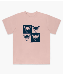 Quadri hyènes 🫂 //  T-shirt saumon 🎟